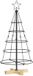 vidaXL Sapin conique avec pied Acier Noir 90 cm