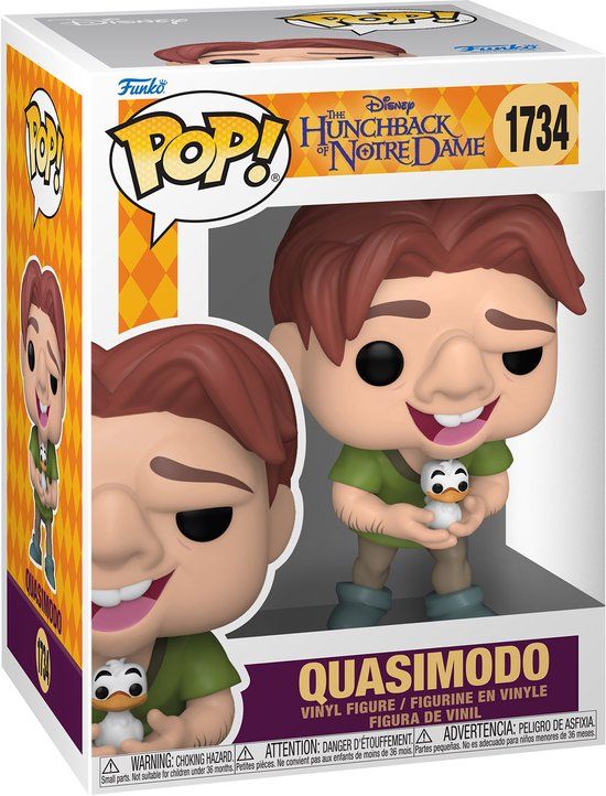 Funko The Hunchback of Notre Dame POP! Vinyl Figure Quasimodo met Bird 9 cm