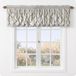 VCNY Home - Valance, raambekleding met gordijnroedehouder, moderne woondecoratie (Carmen Taupe, 152 x 51 cm)
