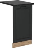 Vicco R-Line Vaatwasserfrontpaneel – 45 cm, WB Antraciet Antraciet landhuis