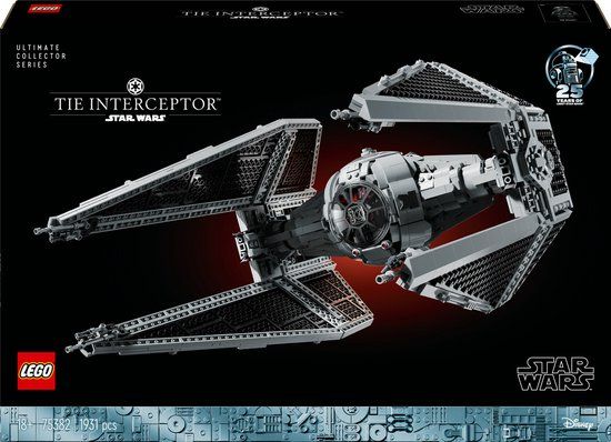 LEGO Star Wars 75382 - TIE Interceptor™ - Bouwset voor volwassenen - Ultimate Collector Series