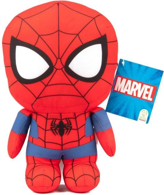 Spiderman Pluche - Knuffel - Blauw - 6+ jaar