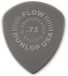 Dunlop Jim Dunlop Flow Nylon Plectrums - 0.73 mm - Zwart - 12 Stuks