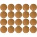 cyclingcolors 20 x afdekdoppen voor Torx T25 schroeven, schroefafdekking, schroefdoppen sierdoppen kunststof, eiken (dub)