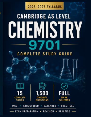 AS CAMBRIDGE CHEMISTRY 1000+ STUDY QUESTIONS: Chemistry As Crash Examination Study Guide