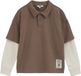 WE Fashion Jongens polo met lange mouwen