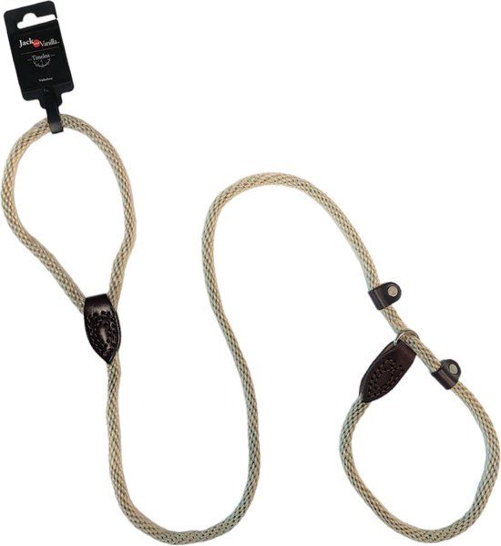 Jack and Vanilla Sliplijn - Beige - 140cm - 9mm - Nylon