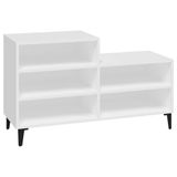 VidaXL Schoenenkast 102x36x60 cm bewerkt hout wit