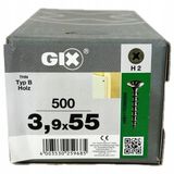 GIX SPAX GIX-B schroeven 3,9x55mm (500 stuks) voor houten constructies