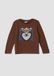 s.Oliver T-shirt met lange mouw voor kinderen, donkerbruin