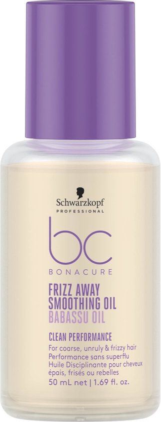 Schwarzkopf Bonacure Clean Performance Frizz Away Oil - 50ml