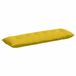 vidaXL Coussin de dossier Jaune 160 x 50 cm Tissu velours côtelé