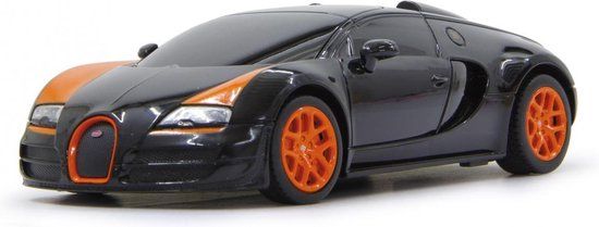 Jamara Bugatti GrandSportVitesse 1:24 - Zwart - 40MHz - RC Auto