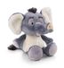 NICI knuffeldier olifant El-Flora, 25 cm, grijs