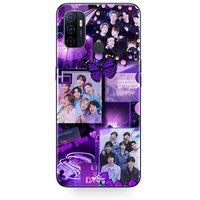 Maniacase Etui Oppo A32 BTS CONCEPT VIOLET