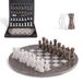 Jeu d'échecs en marbre, 30,5 cm, fait à la main, pour adultes