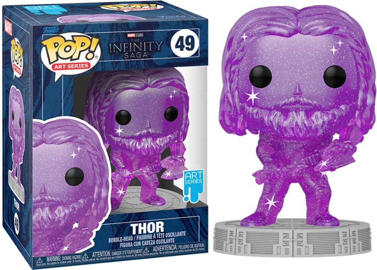 Funko Marvel - Bobble Head POP N° 49 - Artist Series Thor - 0889698576185