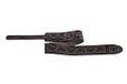 OVATION Signature "Multi-Soundhole" Premium Leather Guitar Strap - Black