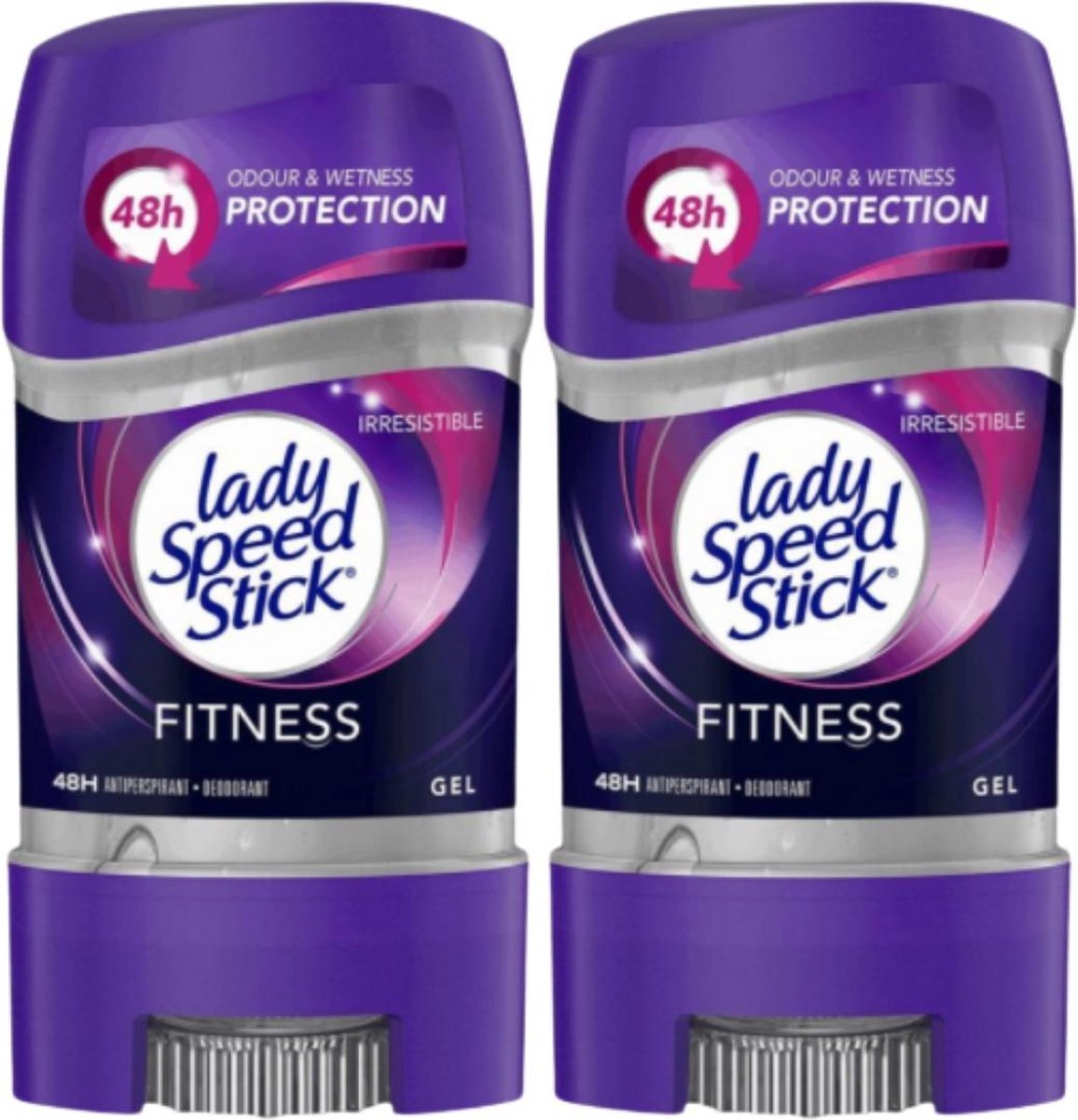 Lady Speed Stick Fitness Deodorant Gel Stick Vrouw - Anti-Transpirant Deodorant Gel Stick met 48 Uur Zweetbescherming - Bestseller Uit Amerika - 2 Stuks