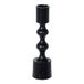 16 cm staande kandelaar in elegant zwart