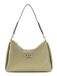 GUESS Anise Double Zip Shoulder Bag Sage Logo kaki