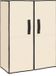 vidaXL Schoenenkast 60x28x90 cm stof crèmekleurig