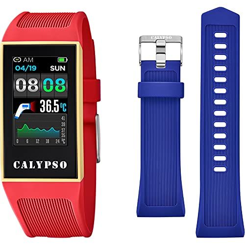 Calypso watches Smartwatch K8502/3 (set, 2-delig, Met blauwe wisselband)