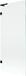 Mexen Lunar L paroi de douche 1 aile 80 x 150 cm transparent noir