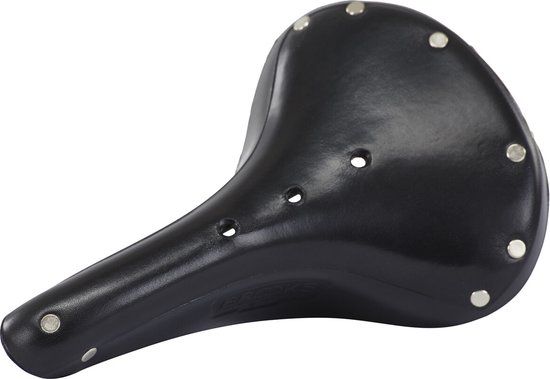Brooks B17 Klassiek Zadel - Zwart Leer, Unisex, Elektrische Fiets