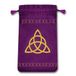 MINI Lo Scarabeo Triple Goddess Purple Velvet Btm03 Tarot Mini Bag