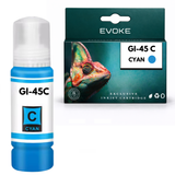 Evoke Cyan Ink for Canon Gi-45C Gi45C Gi45 6285C001 Gx1010 2010/2030/2040