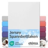 ETÉREA Jersey Hoeslaken 100 x 200 cm - 120 x 200 cm