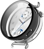 Strap-it PC Case met Glas Zwart – Geschikt voor Huawei Watch GT 6 (41mm)