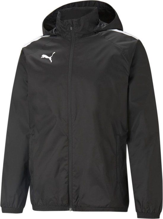 Puma Teamliga All Weather Jack Heren - Zwart | Maat: 3XL