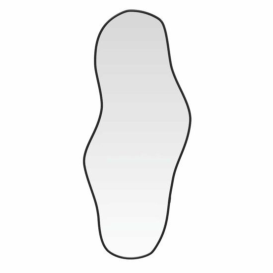 vidaXL Wandspiegel - Zwart - 70x30 cm