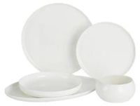 Bricard Bobigny Service de table 25 pièces Porcelaine blanc