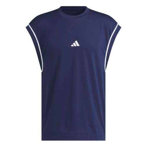 Adidas Performance Adidas Basketball All-World Mouwloze Tanktop - Heren - Blauw - XXL