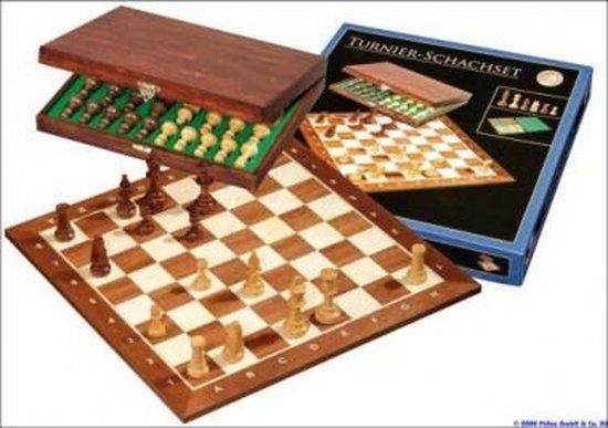 Philos Schaak Set Tournament - Hout - Schaakspel - Nederlands