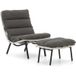 Forza Furniture Forza Marradi lounge tuinstoel met voetenbank