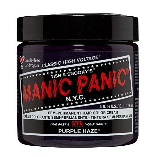 MANIC PANIC Purple Haze Classic Creme, veganistisch, dierproefvrij, semi-permanente haarverf 118ml