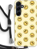 Case Company® - Samsung Galaxy A55 Hoesje met Koord - Smiley N°2 - TPU Back Cover