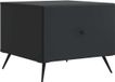 vidaXL Salontafel Zwart 49 x 50 x 40 cm Bewerkt hout