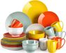 Solstice Lorentino Serviesset - 32 delig - 4 persoons - Zomers - Dinerborden - Bordenset - Diepe borden - Ontbijtborden - Servies - Keukenservies