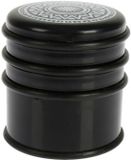 Cogex Deurstopper - zwart - rubber - D7,5 x H8 cm