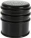 Cogex Deurstopper - zwart - rubber - D7,5 x H8 cm
