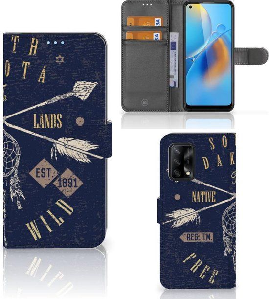 OPPO A74 4G Hoesje - Book Case - South Dakota
