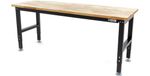 HBM 182 Cm. Atelier réglable en hauteur professionnel avec plateau en bois massif