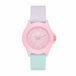 Skechers horloge voor dames, paars gekleurd Quartz uurwerk met drie handen en Siliconen band