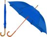 Bellatio Design Paraplu Dryfeet - 2x - blauw - dia 105 cm - 85 cm lang - 8 panels - regen - polyester/hout - Classic model