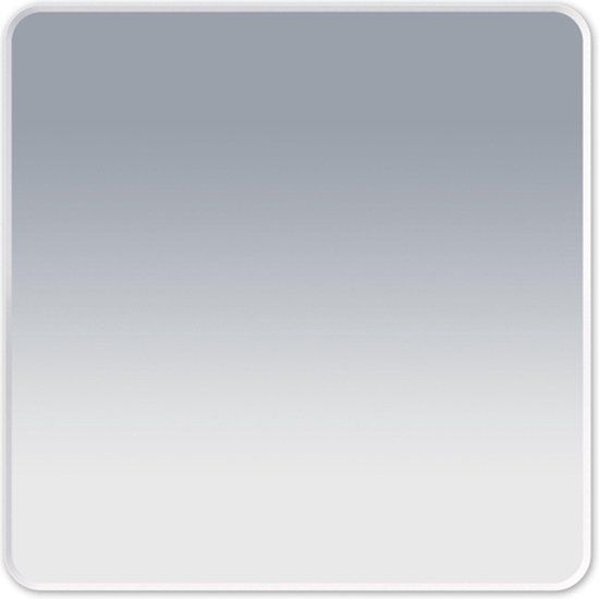 Saniclass Retro Line Square Spiegel - 80x80cm - Mat Wit - Vierkant